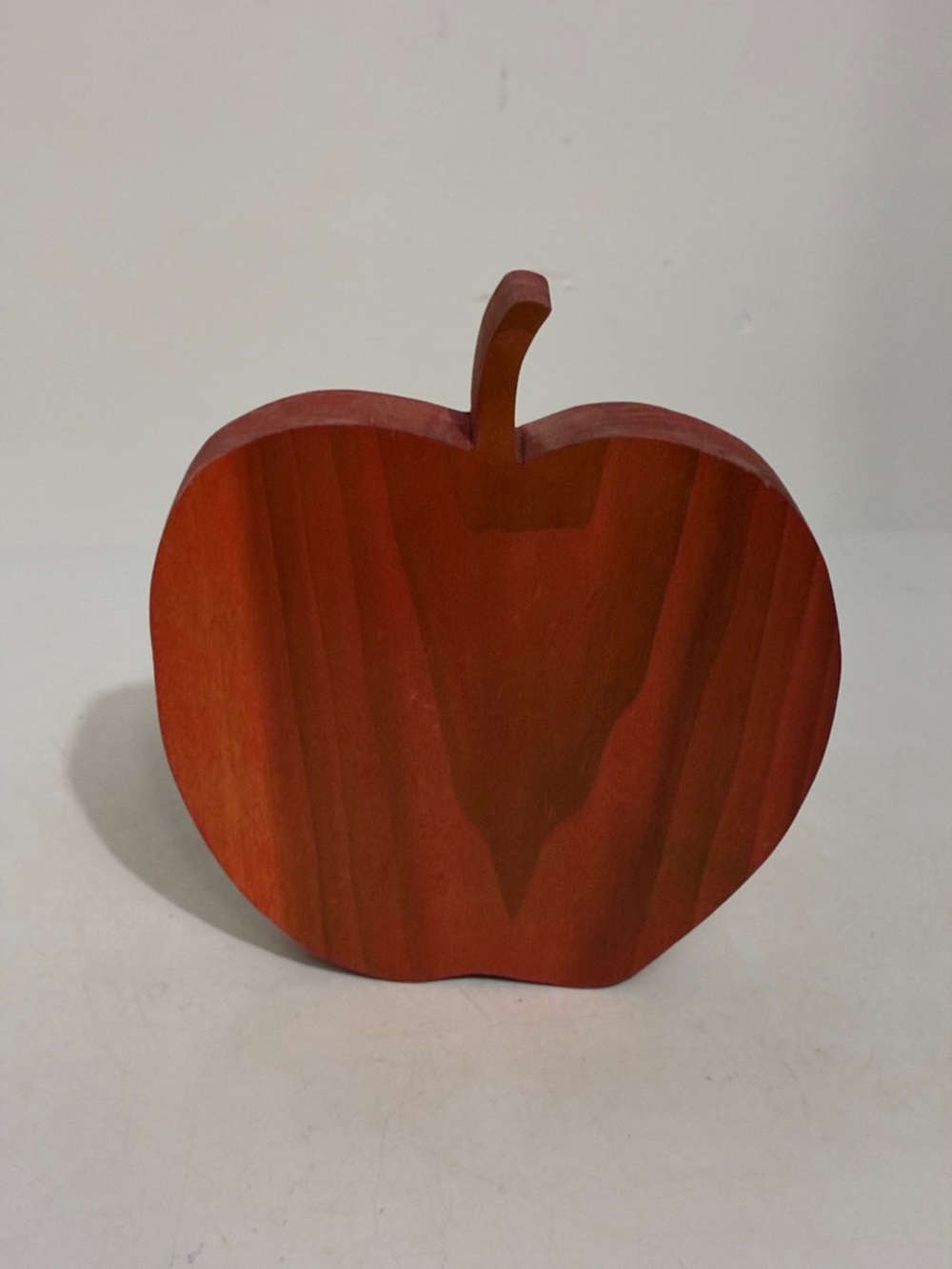 Wooden Apple Decor - Red